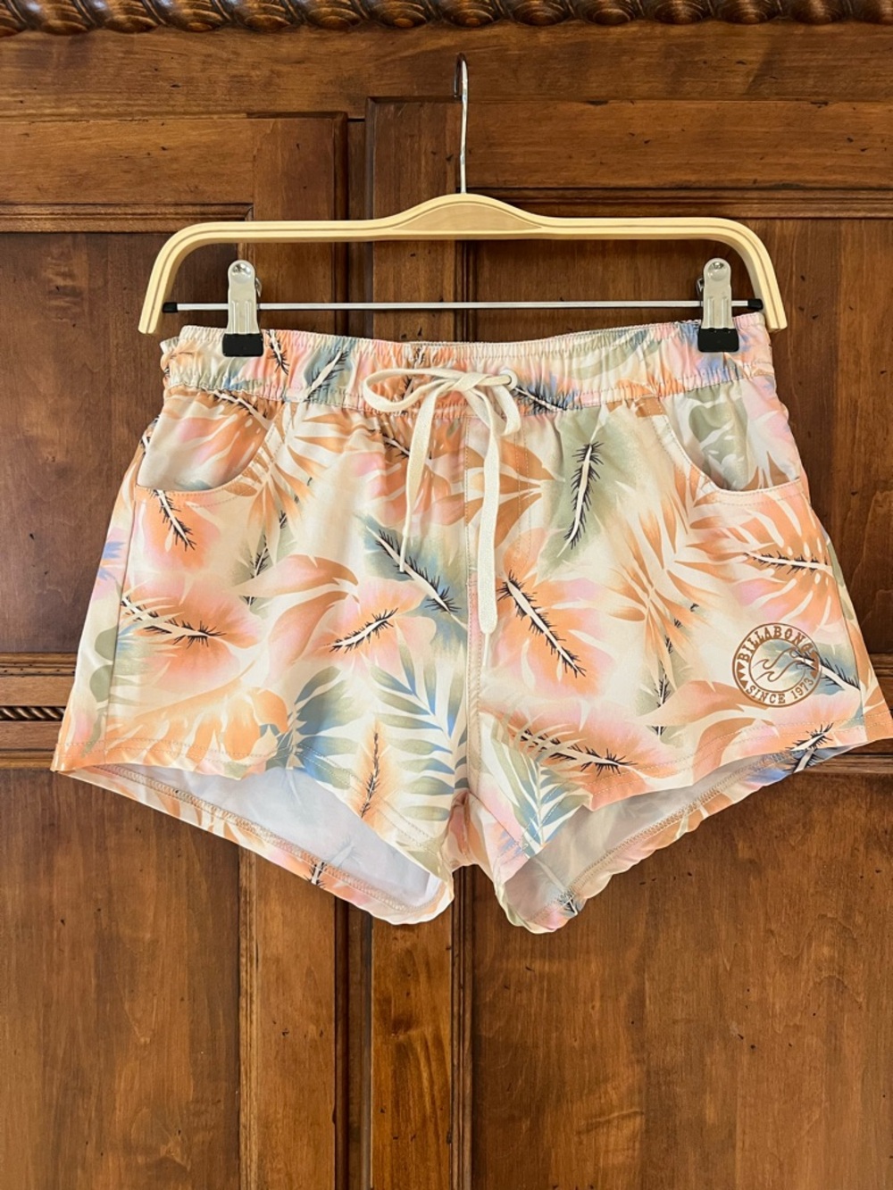 Billabong Island Calling Swim Boardshorts SZ M | Salt Crystal pattern| Like New